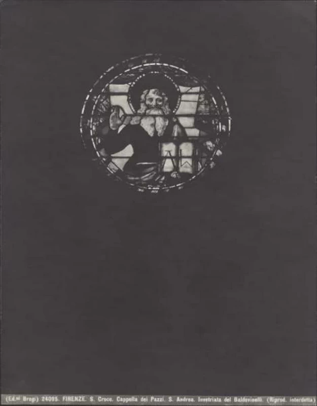 Vetrata - S. Andrea, Firenze, Basilica di S. Croce, Cappella de' Pazzi